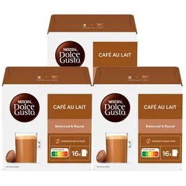 Kaffee-Kapseln Cafe Au Lait Kaffeekapseln 3 Pack à 16 St.