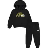 Nike Baby - Jungen Nkb B NSW Fs FLC Po Pant Set Shirt, Schwarz, 3 Jahre EU