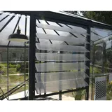 CANOPIA Palram Canopia Gewächshaus Zubehör Seitenlamellenfenster, Lamellenfenster silber