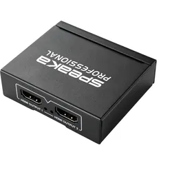 SpeaKa Professional 2 Port HDMI-Splitter 3D-Wiedergabe möglich 1920 x 1080 Pixel Schwarz SP-1676616