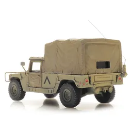 Artitec 6870542 - US Humvee Desert Cargo khaki 1:87