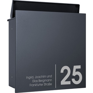 MOCAVI ZBox 111 Zaunbriefkasten anthrazit mit Personalisierung