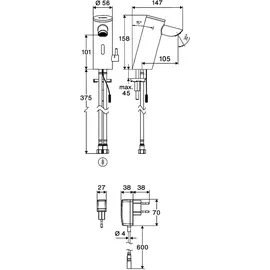 Schell PURIS E2 Waschtischarmatur Chrom