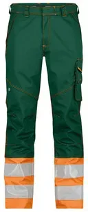 Phoenix Warnschutzhose, flaschengrün/neonorange, Schrittlänge Standard, Größe 42 - flaschengrün - 42
