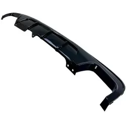 Heckansatz Diffusor Heckdiffusor Heckschürzeneinsatz im Sport Look für 5er F10 F11 passend für BMW 5er F10 / F11, Bj.: 2010 - 2017 Limousine Touring