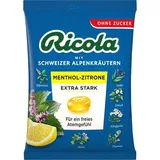 Ricola Menthol-Zitrone Extra Stark