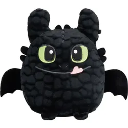Schmidt Spiele - DRAGONS: Ohnezahn, frech, 18 cm, Squishy Plüsch