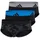 Active Flex Cotton Slips schwarz L 3er Pack