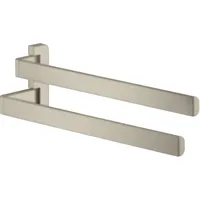 Hansgrohe Handtuchhalter Axor universal 409mm, 2-arm, schwenkbar, brushed nickel