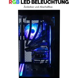 dcl24.de dcl24 Highend Streaming PC Intel i9-14900KF, RTX4080 Super, 64GB RAM, 2TB SSD, Gamer PC mit 24x6.0 GHz, WLAN, Windows 11 Pro Gaming PC für Streamer