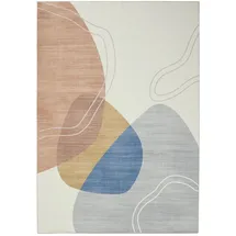benuta Pop Teppich, Mehrfarbig, Textil, Abstrakt, Rechteckig, 200x300 cm, wasserabweisend, Teppiche & Böden, Teppiche