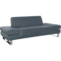 2-Sitzer W.SCHILLIG "taboo Designsofa mit hohem Sitzkomfort, Breite 202cm, Sitztiefe 69cm", blau (blau z69), B:202cm H:76cm T:101cm, Flachgewebe S22 (100% Polyester);Stoff S37 (100% Polyester): Luxus-Microfaser in Lederoptik;Longlife Xtra-Leder Z59: Glattleder mit modischer Prägung. Hautstärke 0, 9 - 1, 1 mm;Longlife Xtra-Leder Z69: Das feinnarbige, gedeckte Softleder Z69 besticht durch seine außergewöhnliche Weichheit im trendigen »Vintage-Look«, Hautstärke 0, 9 - 1, 1 mm, Sofas, mit Übertiefe, inklusive