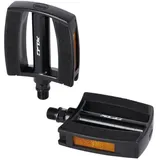 XLC PD-C21 Fahrradpedale, Schwarz/Schwarz, One-Size