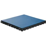 IVOL EPDM-Gummifliese - Blau – 50x50 cm – 45 mm – inkl. Befestigungsstifte blau No Size