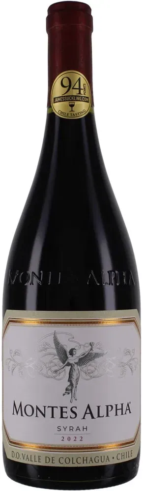 Discover Wines - Montes 2022 Montes Alpha Syrah 2022 Cabernet Sauvignon,Syrah,Viognier Chile