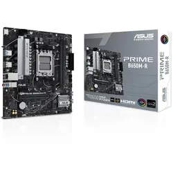 ASUS PRIME B650M-R Gaming Mainboard Sockel AMD AM5, microATX, DDR5, PCIe 4.0, Realtek 2.5Gb Ethernet