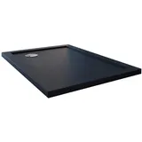 Idralite DUSCHWANNE STEIN-EFFEKT ULTRASLIM H4 DUSCHTASSE 100x80 CM RECHTECKIG