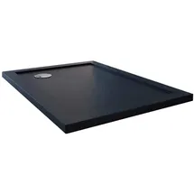 Idralite DUSCHWANNE STEIN-EFFEKT ULTRASLIM H4 DUSCHTASSE 100x80 CM RECHTECKIG