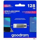 Goodram ODA3 USB-Stick 128 GB USB Type-A / USB Type-C 3.2 Gen 1 (3.1 Gen 1) Silber