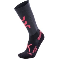 UYN Damen Run Compression Fly Socke, Coral/Black, 35/36