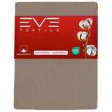evetextile Spannbettlaken Jersey 140 x 200 cm braun 1 St.