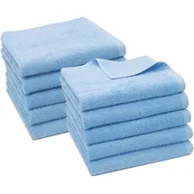 ZOLLNER Handtuchset 10-tlg. hellblau