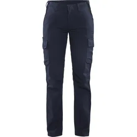 Blåkläder Damen Stretch Bundhose "7144" Industrie - C44 - Dunkelmarine/Schwarz
