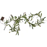 Star Trading LED Girlande 180 cm Braun/Grün