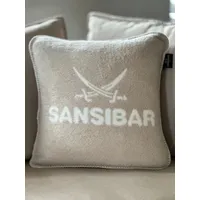 Sansibar Jacquard Kissenhülle Doubleface, 50x50 cm taupe