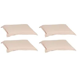 beo 4er Set Bankauflage 1-er ivory, mit Saum