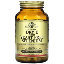 Solgar Trockenes Vitamin E mit Selen Kapseln 100 St.