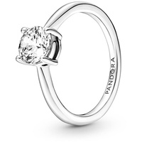 PANDORA Ring Timeless "funkelnder Stein" silber, Zirkonia 190052C01 52