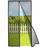 Risareyi Magnet Fliegengitter 130 x 150 cm Schwarz