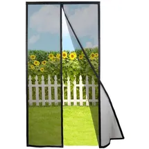 Risareyi Magnet Fliegengitter 130 x 150 cm Schwarz
