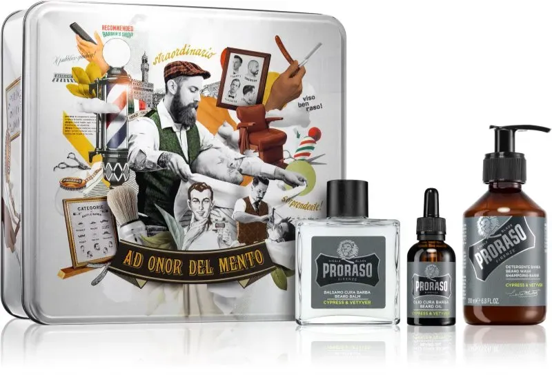 Proraso Cypress & Vetyver Set für den Bart