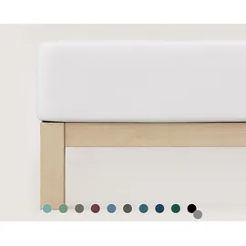 schlafgut Spannbettlaken Mako-Zwirn-Jersey 180 x 200 - 200 x 220 cm beige