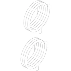 Buderus Silikonschlauch, 8732920424 8732920424