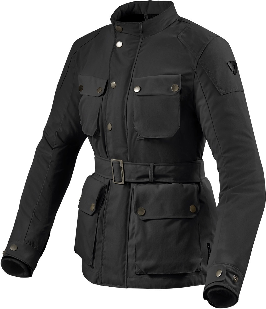 Revit Livingstone Dames Motorfiets Textiel Jas, zwart, L Voorvrouw