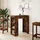 vidaXL Bartisch mit Regal 95 x 47 x 103,5 cm Braun