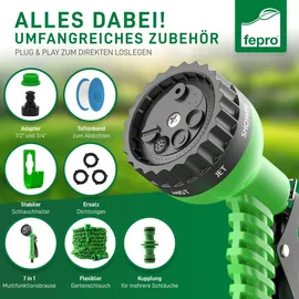 Fepro Flexibler Gartenschlauch 15 m Grün