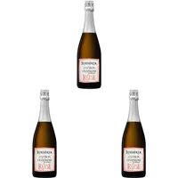 Louis Roederer Champagne Starck Brut Nature Rosé Champagner (1 x 0.75 l) (Packung mit 3)