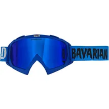 Broken Head Crossbrille MX-2 Goggle Bavarian Patriot Blau Verspiegelt