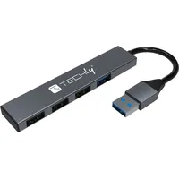 TECHLY USB-A 3.2 Hub 4x USB-A Slim --