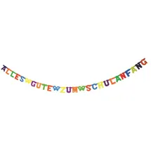 Stylex Girlande "Alles Gute zum Schulanfang" 2,7 m