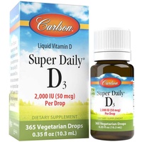 Carlson Labs Super Daily D3, 2000IU, 10.3ml