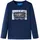 vidaXL Kinder-Langarmshirt mit Helm Pullover Sweatshirt T-Shirt Marineblau Melange 104 - 104 (3-4y)