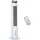 Homcom Turmventilator 30 cm Silber/Weiß