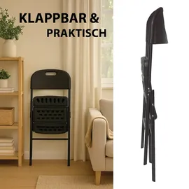 Trutzholm Klappstuhl 55 x 70 x 106 cm grau 2 St.