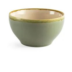 Gastronoble Olympia Kiln runde Schalen Moos | 14cm | Porzellan | 12 Schalen