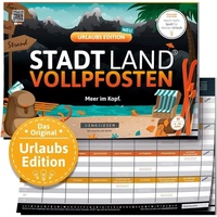 Denkriesen Stadt Land Vollpfosten - Urlaubs Edition "Meer im Kopf"